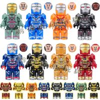 Compatible with LEGO Minifigures Avengers Alliance Iron Man Building Blocks Phantom Ninja Ultraman Spiderman Assembled Toys