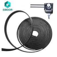 Siboor สายพานซิงโครนัส TPU KEVLAR,สายพานซิงโครนัสขนาด6มม. GT2-6Mm ยาว5ม. สายเข็มขัดจับเวลาสำหรับเปลี่ยนชิ้นส่วนเครื่องพิมพ์3D