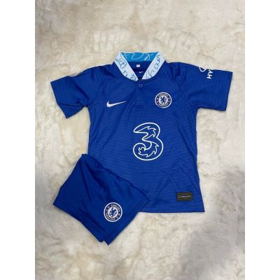 เสื้อฟุตบอล ชุดกีฬา เชลซี Chelsea ชุดเด็ก kids 202/23 เนื้อผ้าดีใส่สบายลูกค้าซื้อไปถูกใจเเน่นอ (เสื้อพร้อมกางเกง) รา