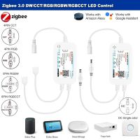 Tuya ไฟหรี่3.0 Regolatore LED Doppia Uscita Dw/ct/rb/rgbcw ไฟ LED Strip 5-24V ไร้สาย F Alexa Smartthings