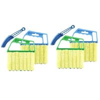 9Pcs Cleaning Brush Kit-6 Handheld Blinds &amp; 3 Blinds Cleaner Dusting Brush Blinds Brush Window Air Conditioner Duster Dirt