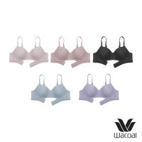 Wacoal Smart Size Go Girls Soft Cup Wireless Bra บราไร้โครง นุ่มสบาย 5 ชิ้น รุ่น WB3Y30/WB3530 คละสี (BB)