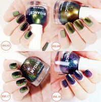 ยาทาเล็บ สีทาเล็บ กากเพชร กริตเตอร์ เมทัลริค galaxy MYDANCE 10ML.