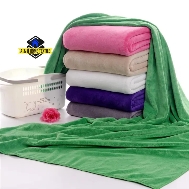 COD RANDOM Quick Dry Microfiber Bath Towel Lazada PH