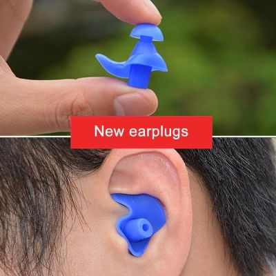 【CW】۩▪  1 Soft Silicone Ear Plugs Environmental Dust Proof Earbuds Diving Accessories