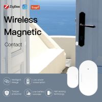 【LZ】◇☼  1/5PCS Zigbee Smart Window Door Sensor Wireless Magnetic Door Detector Home Security Alarm Via Alexa Google Home Smart Life Tuya