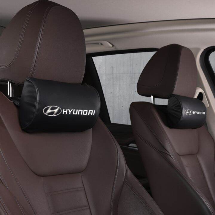 เบาะพนักพิงศีรษะแบบหนังคอที่นั่งในรถหมอนรองรับ-automobile-accessories-สำหรับ-ix35-hyundai-tucson-i30-i20คูเป้เวลอสเตอร์-kona-i40-getz-ioniq