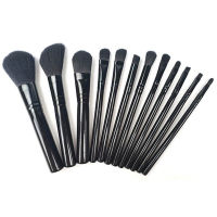 12Pcs Makeup Brush Set Eye Shadow Foundation Eyebrow Lip Face Brush cosmetics Makeup Brushes Tool +Leather Cup Holder Case Kit