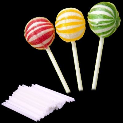 【Worth-Buy】 Lollipop Diy แม่พิมพ์เครื่องมือ100ชิ้น/แพ็คปลอดภัย Lollipop Stick เค้ก Pop Sticks สำหรับช็อกโกแลตน้ำตาล Candy