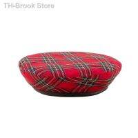 Brook Store ผู้หญิงฤดูร้อนลายสก๊อต Beret หมวกแฟชั่นสุภาพสตรีกลางแจ้งจิตรกรหมวก หมวก כובעים לנשים Casquette Chapeau