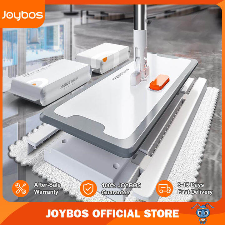 joybos-ไม้ถูพื้นฝุ่นไฟฟ้าสถิตแบบใช้แล้วทิ้งไม้ถูพื้นบีบซับแบนแบบหมุนได้360-ไม้ถูพื้นอัตโนมัติสำหรับครัวเรือนที่ขี้เกียจไม่ต้องซักไม้ถูพื้นแบนทำความสะอาด