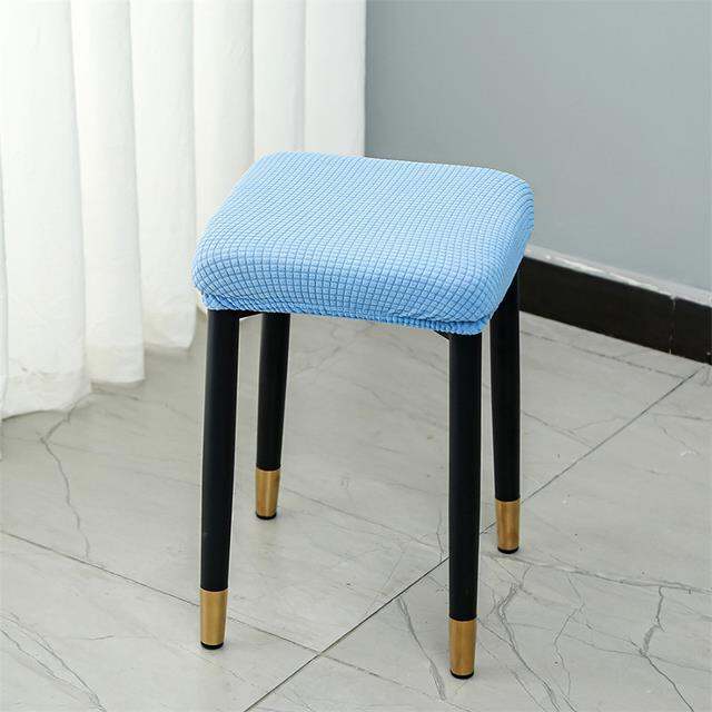 new-stretch-non-slip-stool-slipcover-kitchen-dining-seat-protector-slipcovers-solid-color-pleated-wedding-banquet-chair-cover