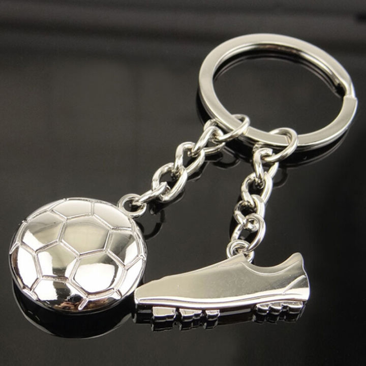 ruyifang-จี้กุญแจฟุตบอลพวงกุญแจฟุตบอลรูปทรงพวงกุญแจของขวัญน่ารักอุปกรณ์ร้อน