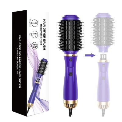 【CC】 Multi-Function Hot Air Hair Dryer Curler Comb Styler And Volumizer Ion Blow