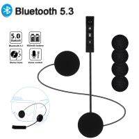 Bluetooth Motorcycle Helmet Headset BT5.3 Wireless Riding Stereo Earphone Speaker Support Automatic Answer Handsfree Call Mic