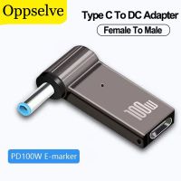 Laptop Power Charger Adapter Connector PD 100W Type C Female Input To DC Male Jack Converter For Samsung Lenovo Notebook Acer PC