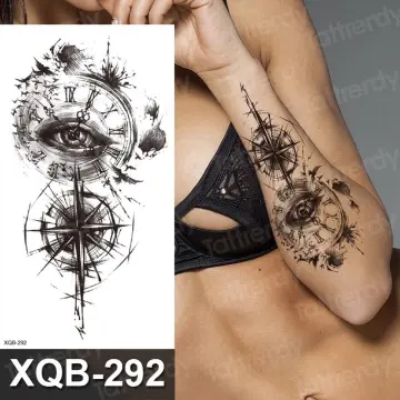 voorkoms Arrow Compass Black Tattoo Waterproof For Boys and Girls Temporary  Body Tattoo  Price in India Buy voorkoms Arrow Compass Black Tattoo  Waterproof For Boys and Girls Temporary Body Tattoo Online