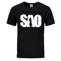 2019 Summer Hot Fashion Clothing Sao Letter Print Casual Streetwear Hip Hop MenS T-Shirt Cotton Fitness