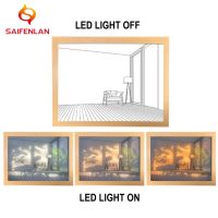 Decoration LED Lamp Sketch Painting Atmosphere Light Birthday Gift Decorative Table Lamp Room Wall Bedroom Decor USB Night Light