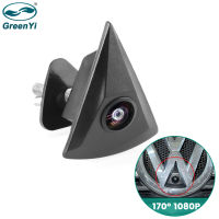 Greenyi AHD 170องศา1080P เลนส์ตาปลา CCD กล้องโลโก้ด้านหน้าสำหรับ VW Passat Golf/โปโล/Tiguan/Jetta Polar