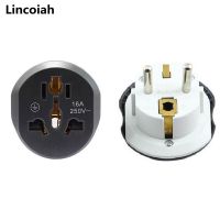 16A Universal EU RU DE KR ES FR Travel Adapter Euro Converter UK US AU to EU AC Power Socket Plug Travel Charger Converter 250V Wires  Leads  Adapters