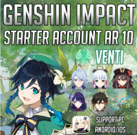 Genshin impact ID【Fast delivery】Venti+other characters combination low AR