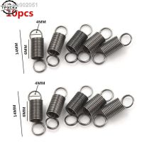 ✲✜☞ 10pcs Stainless Steel small Tension Spring With Hook For Tensile DIY Toys Spring length 6 mm stretch to 30MM