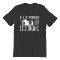 MenS T-Shirt ItS Not Cartoon ItS Anime Couples Matching Punk Cute Men Cotton Tshirt Hip Hop Tees Tops Harajuku Streetwear