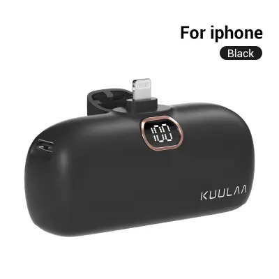 Kuulaa Powerbank พาวเวอร์แบงค์ ขนาดเล็ก แบบพกพา 5000mah Power Bank สําหรับSamsung Huawei Xiaomi iPhone 15 14 13 12 pro max แบตสำรองไร้สายแบบ Fast Charge iPhone 8 7 6 5 ของแท100%