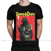 High Quality Men Dorohedoro Black T-Shirt Kaiman Blood Pure Cotton Shirt Tees Harajuku Tshirt