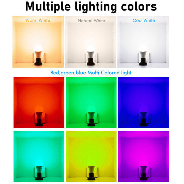 zigbeeสมาร์ทหลอดไฟled-18w-e27-b22-rgb-ww-cw-tuya-wifiโคมไฟหรี่แสงได้ควบคุมเสียงใช้งานร่วมกับalexaสำหรับตกแต่งบ้าน-dliqnzmdjasfg