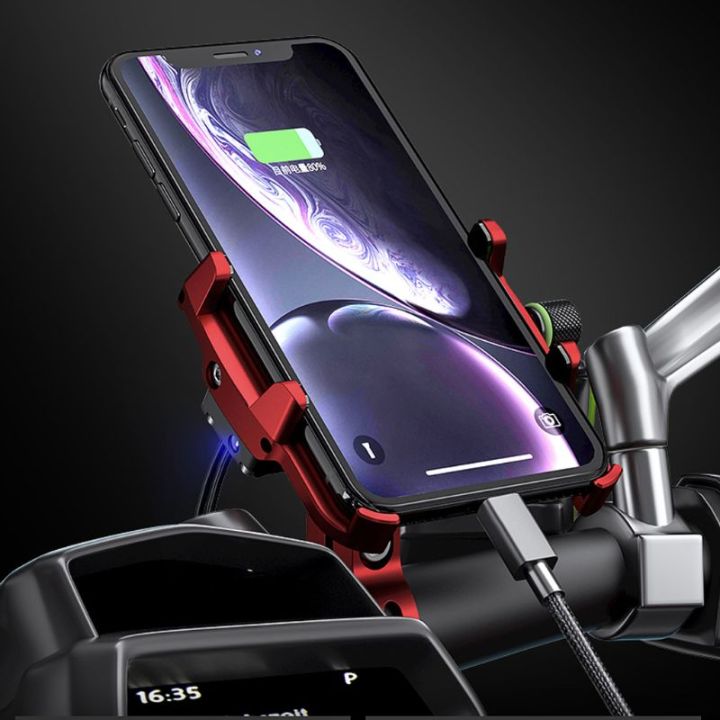 universal-3-5-6-5in-mobile-phone-holder-motorcycle-scooter-handlebar-mirror-base-mount-shockproof-anti-shedding-stand