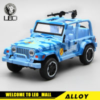 LEO 1:32ติดอาวุธ Jeep ทหารโมเดลรถอัลลอยสำหรับ Kids Toys สำหรับของเล่นเด็กสำหรับรถเด็กของเล่นเด็กของเล่น Miniauto รถบรรทุกรถเสียงและแสงของเล่น