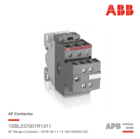 ABB AF26-30-11-13 26A 11kW คอนแทคเตอร์ 100-250VAC/DC, ABB AF Range Contractor  1NO+1NC