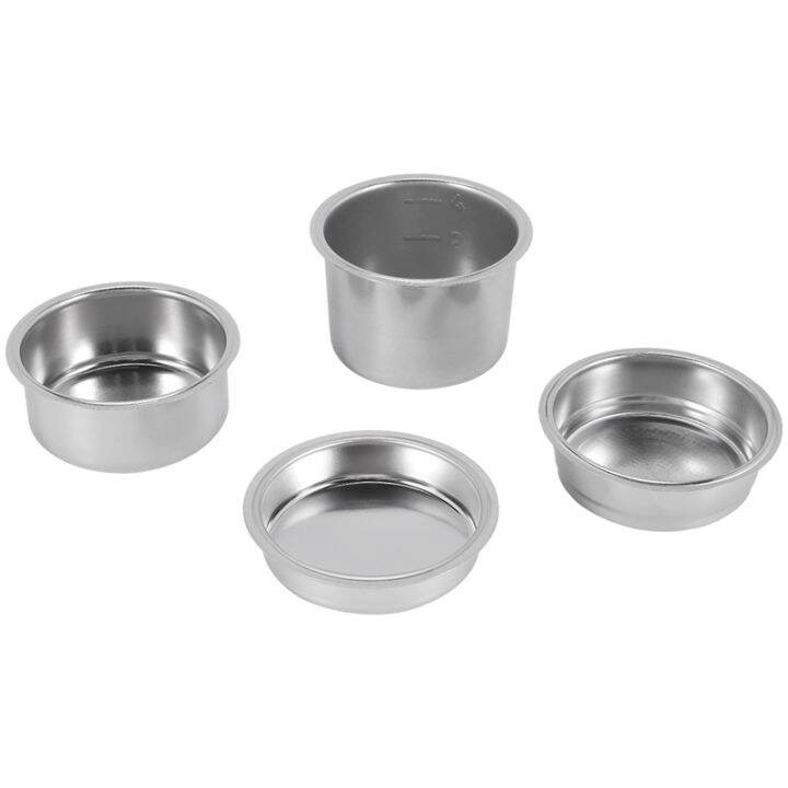 4PCS 51mm Coffee Filter Replacement Filter Basket for Coffee Bottomless