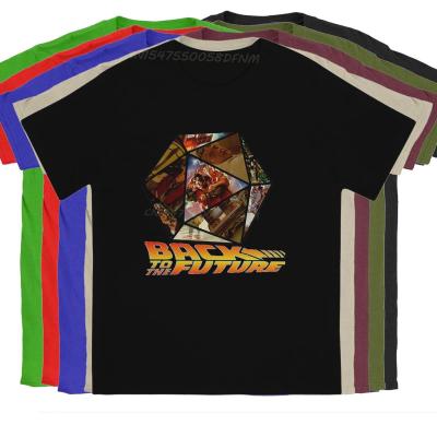 Return to the Future Mens T Shirt Mirror Individuality T-shirts Male Harajuku Camisas Man New Tops Unisex Loose Smooth T-shirt