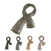 ✗✕ 190x90cm Scarf Cotton Military Camouflage Tactical Mesh Scarf Sniper Face Scarf Veil Camping Hunting Multi Purpose Hiking Scarve