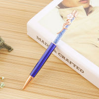[COD] ดอกซากุระกลีบตะขอปากกาลูกลื่นสร้างสรรค์ปากกาคริสตัลหลากสีปากกาของขวัญโลหะ