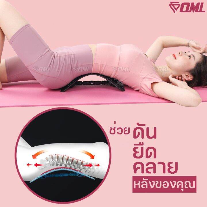 oml-n1-แผ่นยืดหลัง-แก้ปวดหลัง-ออฟฟิศซินโดรม-ปรับความชันได้อิสระ-มีเม็ดนวดนาโน-ที่ดัดหลัง-แผ่นดัดหลัง-นวดหลัง-ที่นวดหลัง