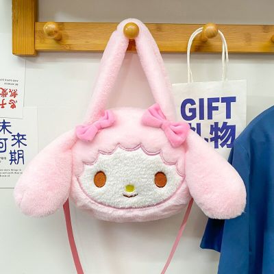Plushies Sanrio Backpack Hello Kitty Plush Bag My Melody Handbag Messenger Cute Fashion Gift Girl Makeup Crossbody Shoulder Bags