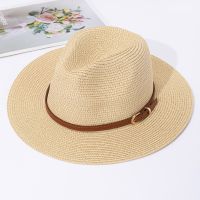 Panama straw hat female top men and womens spring summer fashionable sun protection sunshade hat