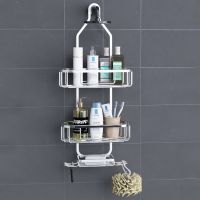 【HOT】﹉❈✑  Wall Hanging Shower Shelves Mount Basket Shelf Rack Holder Shampoo Organizer Accessories