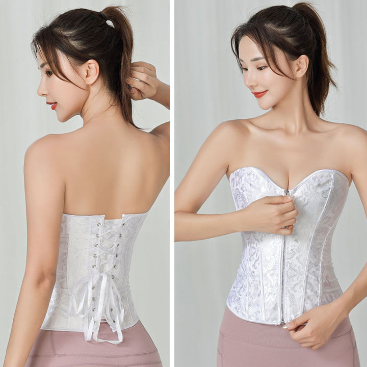 wiping-breasts-without-shoulder-straps-to-lose-weight-slimming-clothes