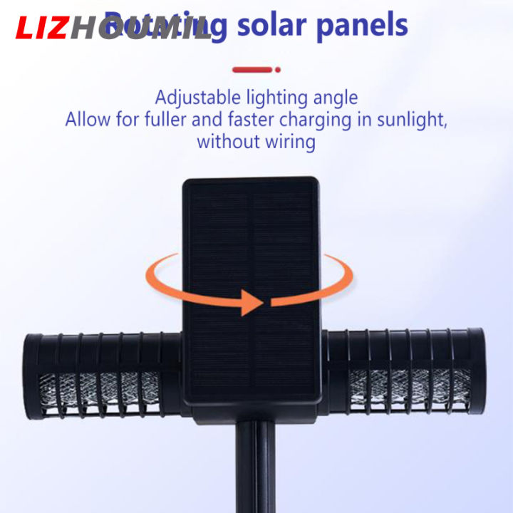 lizhoumil-ip65โคมไฟกำจัดยุงพลังงานแสงอาทิตย์-ไฟกลางคืนกับดักยุงกลางแจ้งปรับได้กันน้ำสำหรับสวนสนามหญ้าลาน