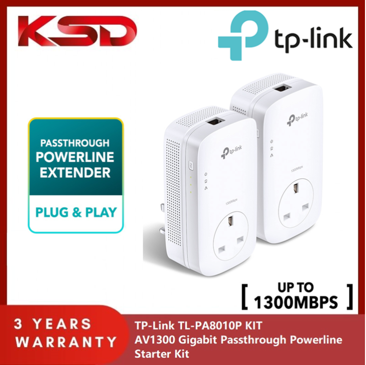 TPLink AV1300 Gigabit MUMIMO Passthrough LAN Powerline