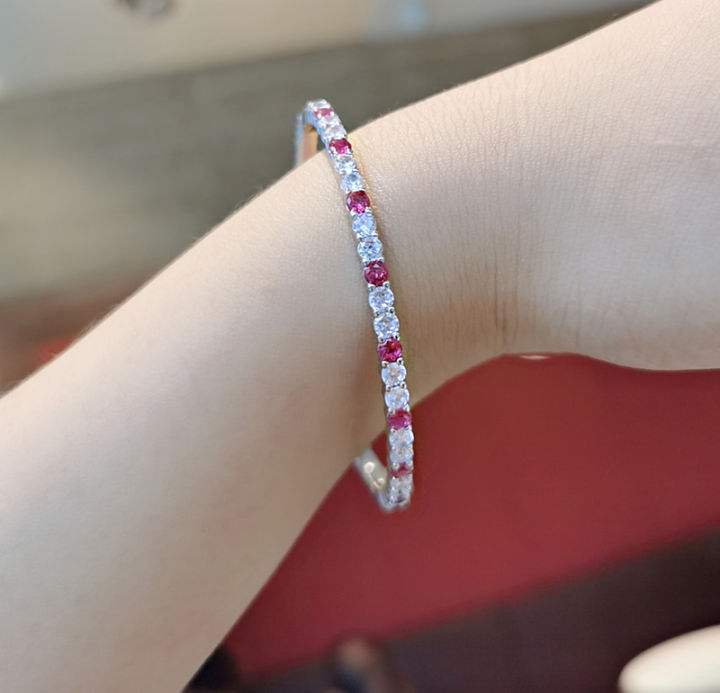 top-quality-created-ruby-diamond-gemstone-cut-bangle-bracelet-silver-925-color-wedding-jewelry-for-women-gift-wholesale