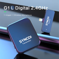 SYNCO G1 T L G1L G1T ไร้สายจักรยานไมโครโฟนระบบสำหรับ Android มาร์ทโฟน Type C สายฟ้าไมค์บันทึกวิดีโอสด