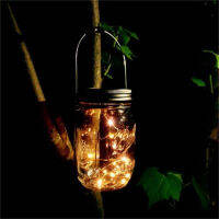 Lights Solar Energy Wall Lamp Mason Cap Lamp LED String Party Wedding Decoration 6pc Outdoor Party Garden festival 19OCT30