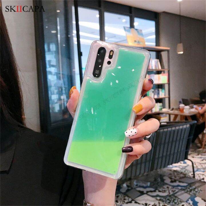 luminous-neon-sand-case-for-huawei-p40-lite-4g-5g-p30-pro-p20-plus-p-smart-2019-glow-in-the-dark-liquid-glitter-quicksand-cover