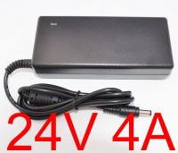 【✒】 Techmanistan อะแดปเตอร์แปลงไฟเพียงพอ24V4A AC 100V-240V 1ชิ้น,แหล่งจ่ายไฟ DC 24V 4A 96W DC 5.5มม. X 2.5มม. ที่ชาร์จสำหรับแถบไฟ LED